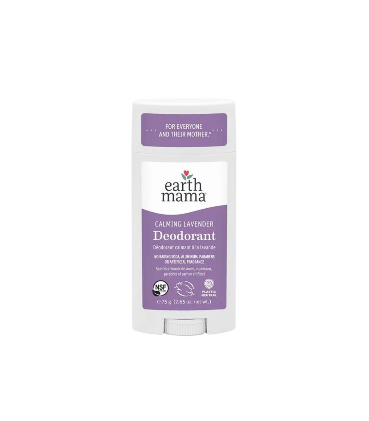 Earth Mama Organics 카밍 라벤더 데오도란트 75g