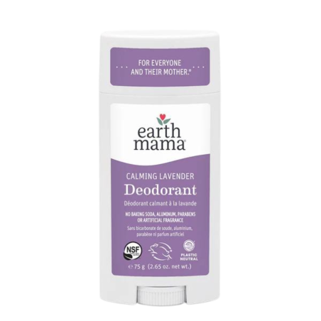 Earth Mama Organics 카밍 라벤더 데오도란트 75g