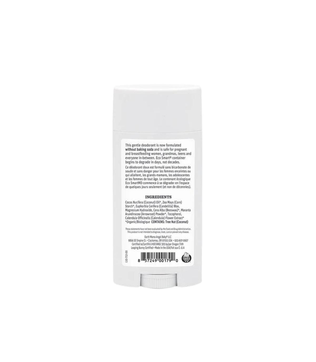 Earth Mama Organics Tout simplement non parfums Déodorant 75 g