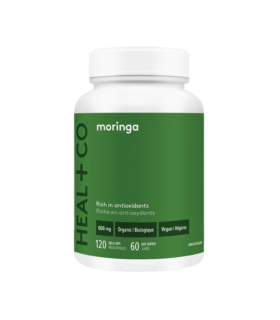 HEAL + CO. Moringa 600 mg 120 Capsules de Vegi