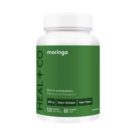 HEAL + CO. Moringa 600 mg 120 Vegi Capsules
