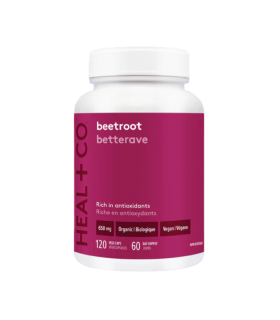 HEAL + CO. Beetroot 650mg 120 Capsules Vegi