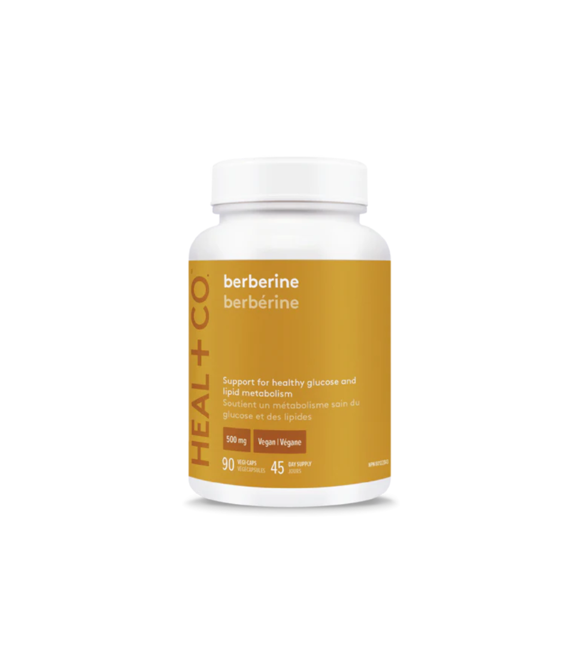 HEAL + CO. Berberine 500mg 90 Capsules Vegi