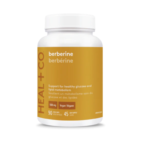 HEAL + CO. Berberine 500mg 90 Vegi Capsules