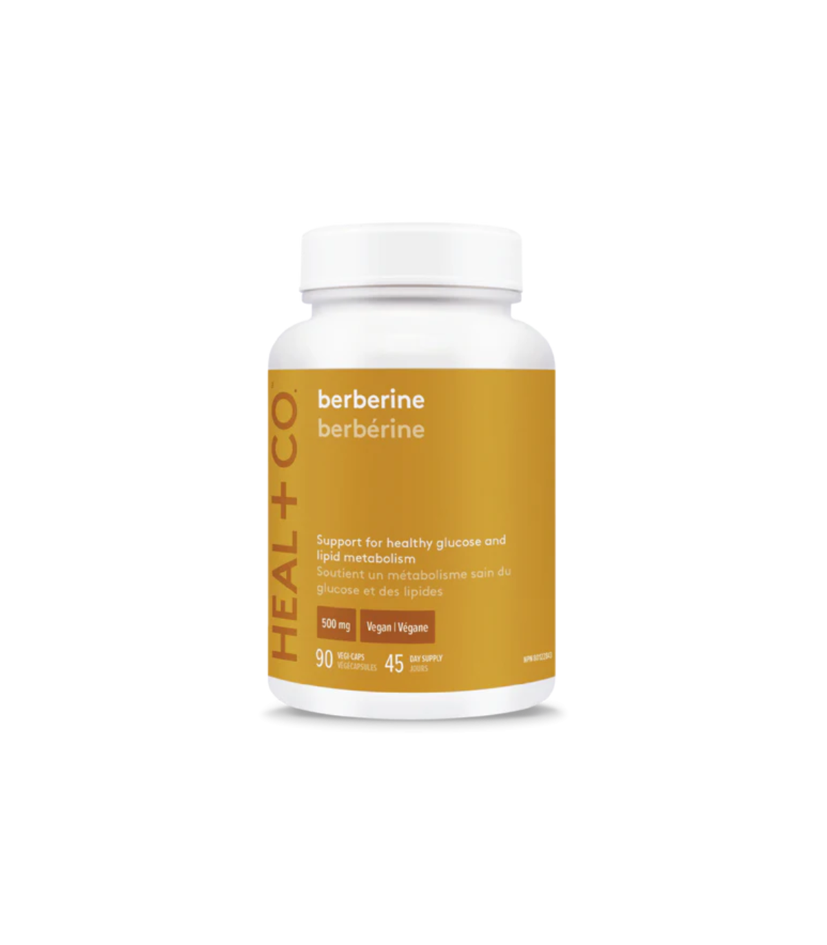 HEAL + CO. Berberine 500mg 90 Vegi Capsules