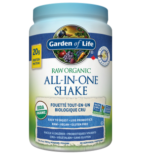 Garden of Life RAW Organic ALL-IN-ONE SHAKE, Vanilla 969 g | Unbeatable Prices, Daily Deals | VITASHOP