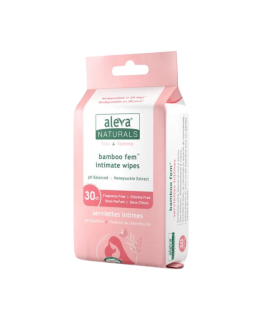 Aleva Naturals Bamboo Fem Intimate Wipes 30 ct