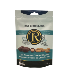 Ross Chocolates Dark Chocolate Covered Almonds 120 g