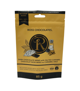 Ross Chocolates Mini Dark Chocolate with Salted Caramel 85 g