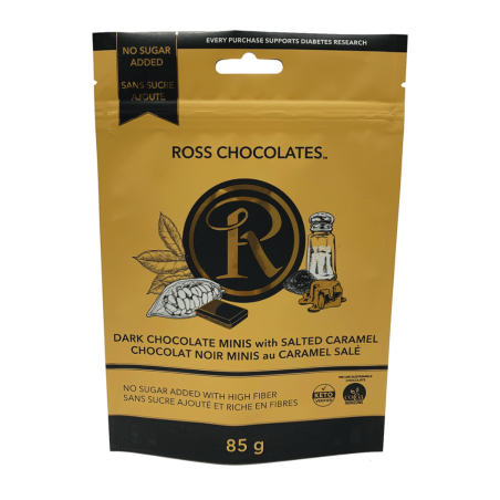Ross Chocolates Mini Dark Chocolate with Salted Caramel 85 g