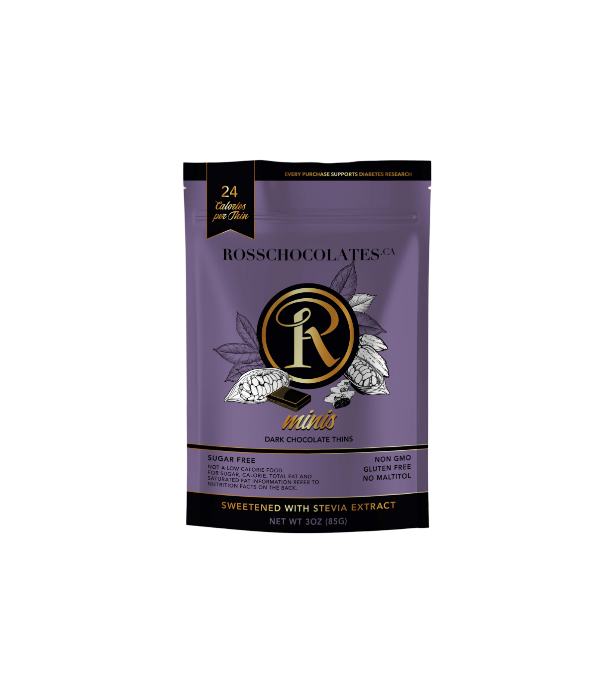 Ross Chocolates Mini Dark Chocolate 85 g