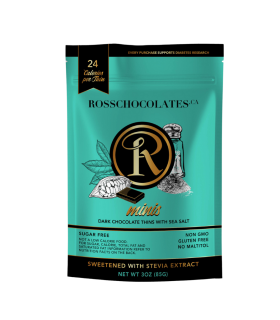 Chocolats Ross Mini chocolat noir avec sel de mer 85 g