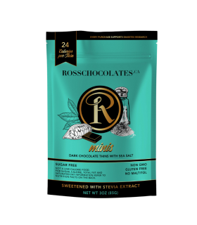 Chocolats Ross Mini chocolat noir avec sel de mer 85 g