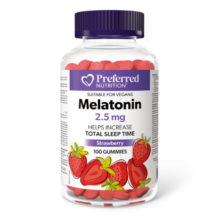 Preferred Nutrition Melatonin 2.5 mg 100 Gummies