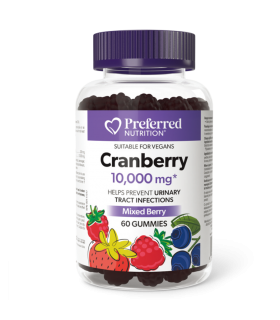 Preferred Nutrition 蔓越莓 10,000 毫克 60 粒软糖