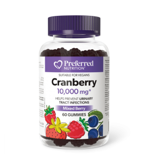 Preferred Nutrition Cranberry 10,000 mg 60 Gummies