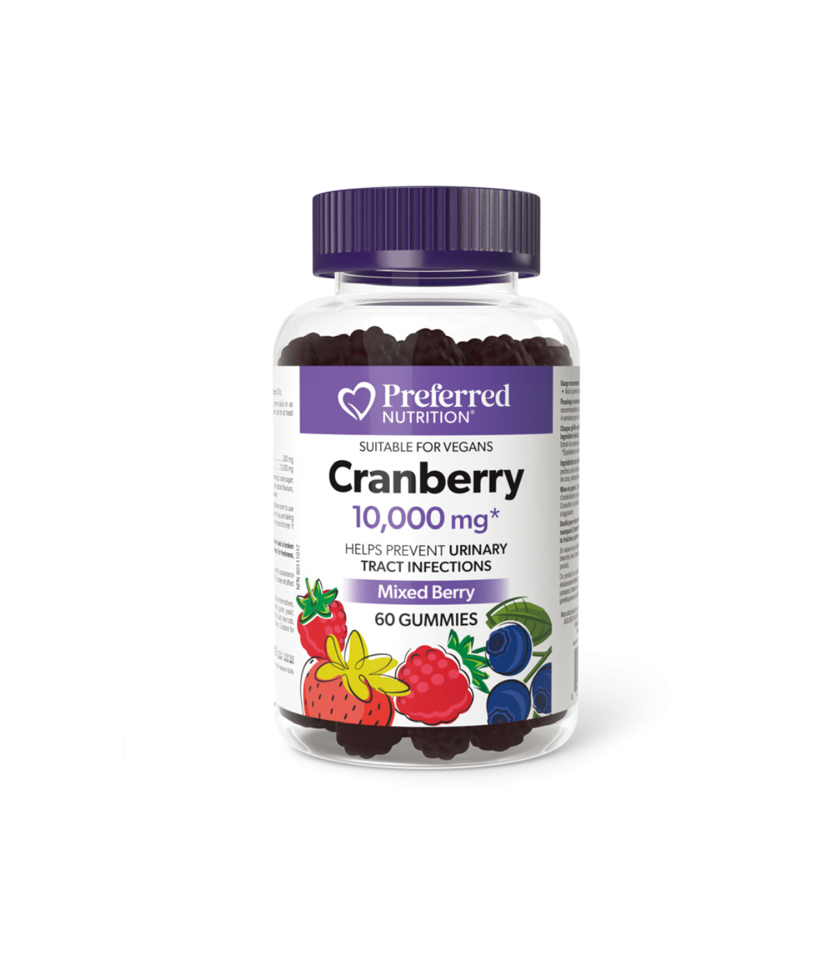 Preferred Nutrition 크랜베리 10,000 mg 60 구미