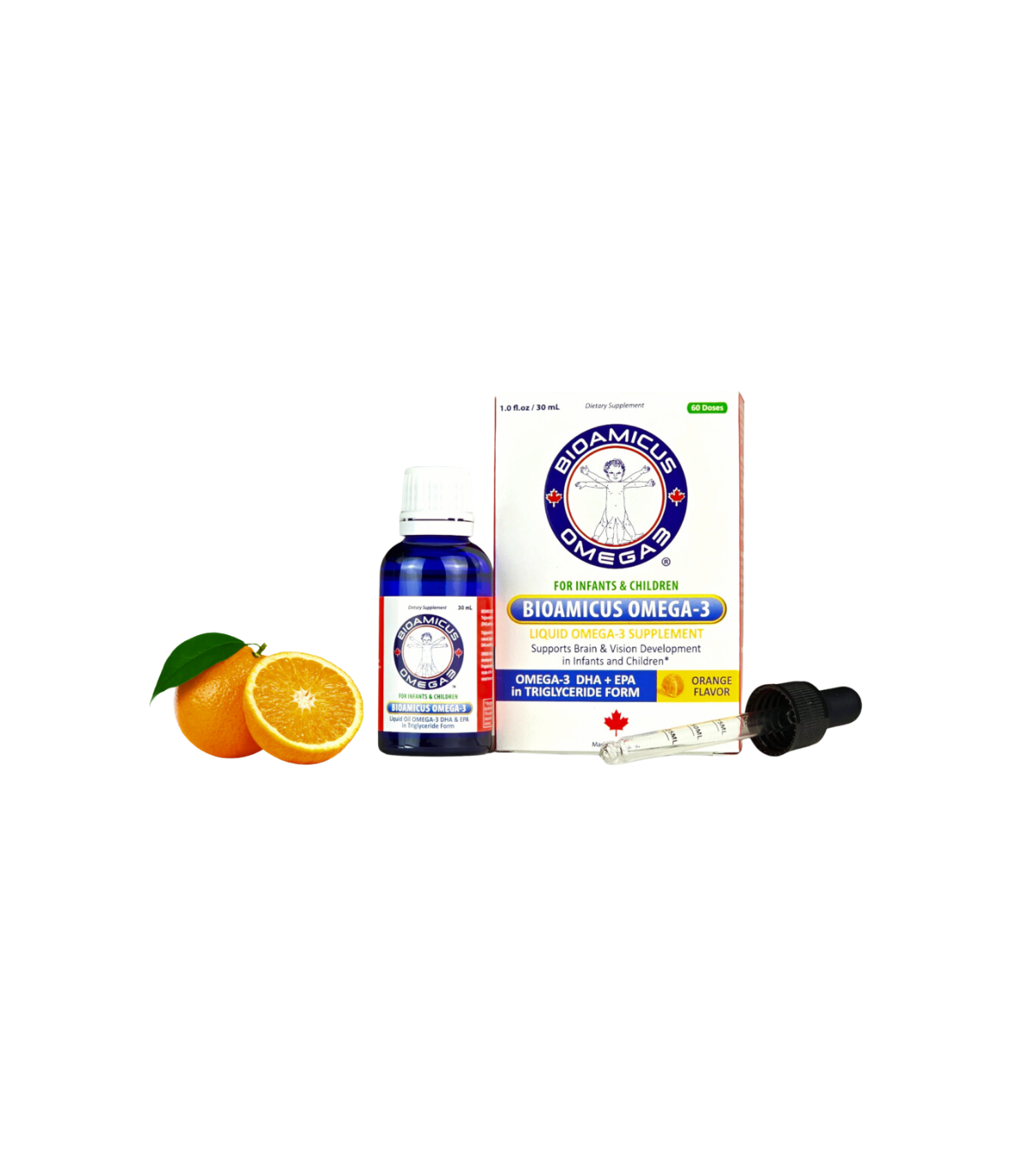 BIOAMICUS Omega-3 DHA+EPA 하락 30 ml