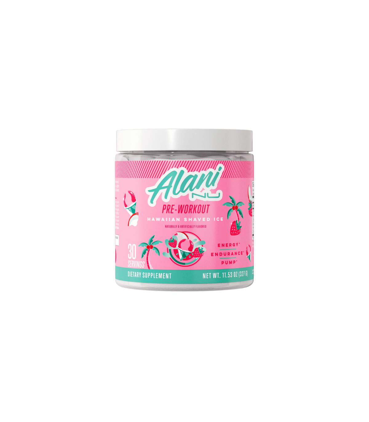 Alani Nu PRE-WORKOUT 하와이 면도 얼음 30 서빙