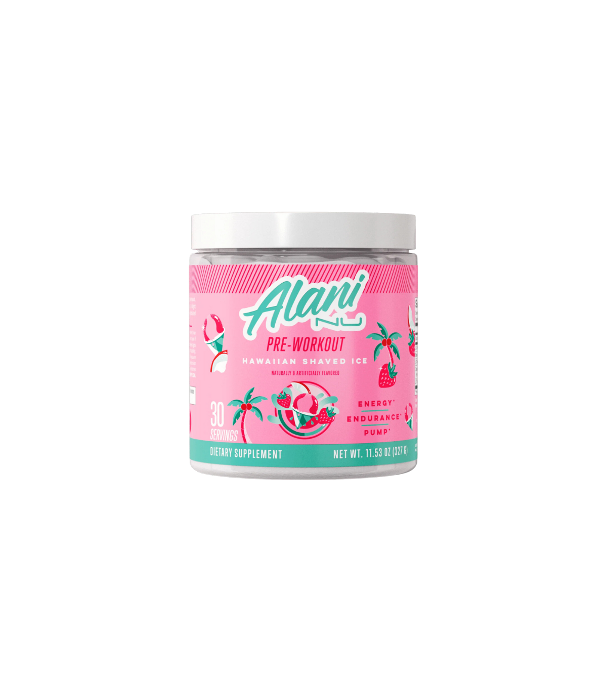 Alani Nu PRE-WORKOUT Hawaiian Shaved Ice 30 Servings