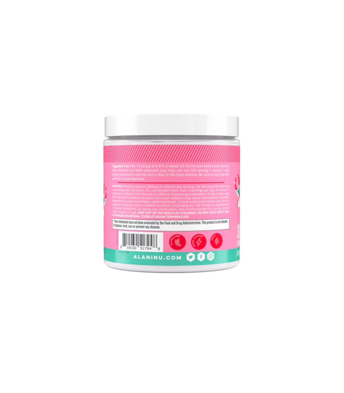 Alani Nu PRE-WORKOUT 하와이 면도 얼음 30 서빙