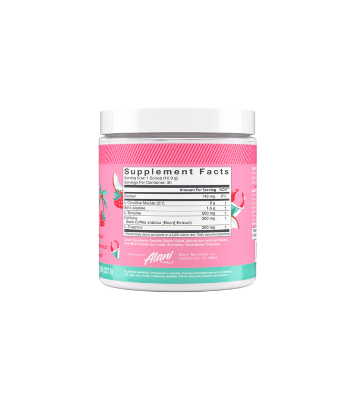 Alani Nu PRE-WORKOUT Hawaiian Shaved Ice 30 Servings
