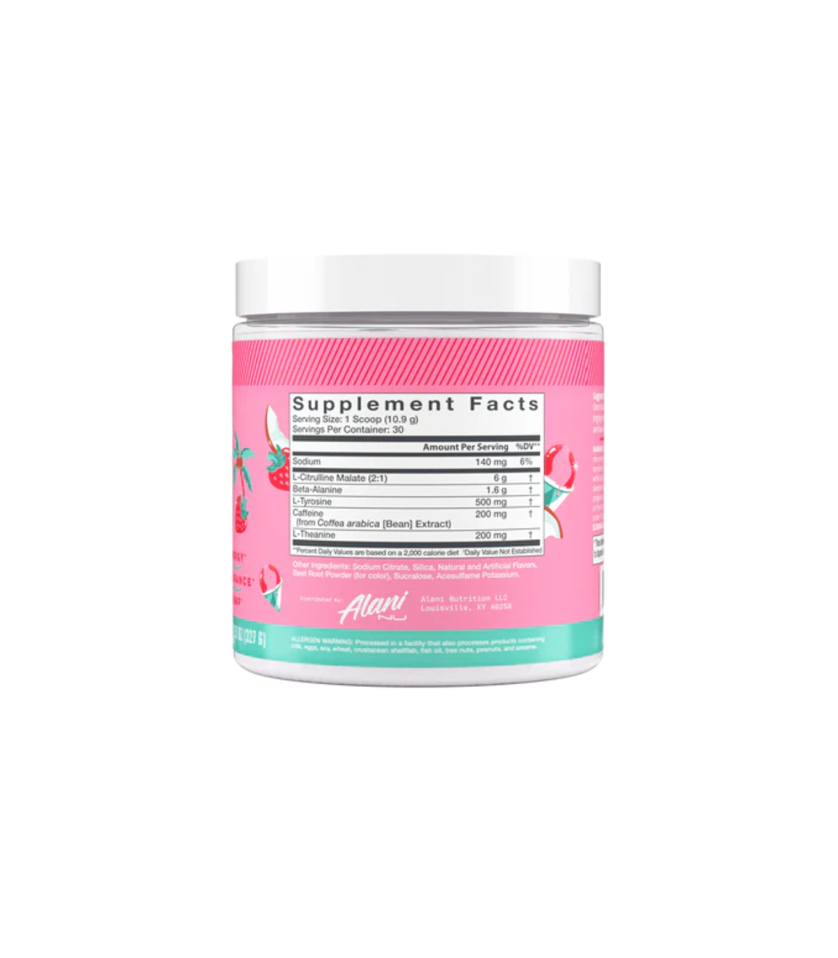 Alani Nu PRE-WORKOUT Hawaiian Shaved Ice 30 Servings