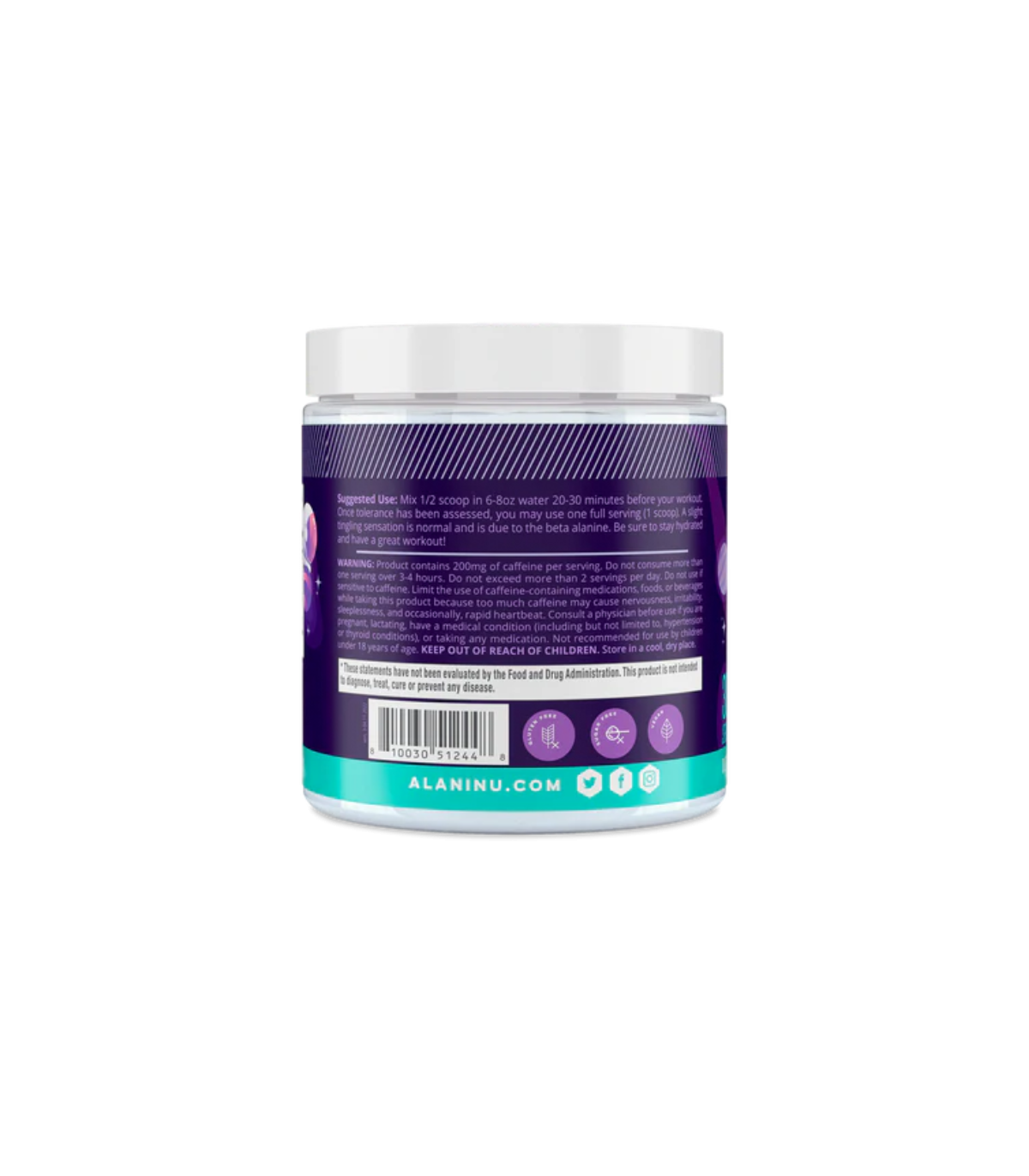 Alani Nu PRE-WORKOUT Cosmic Stardust 30 Servings