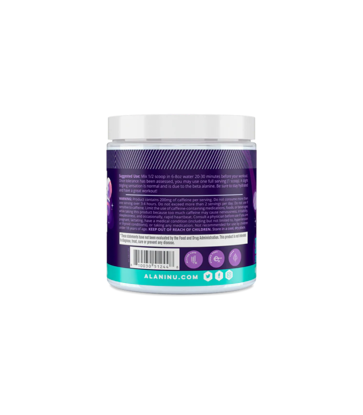 Alani Nu PRE-WORKOUT Cosmic Stardust 30 서빙