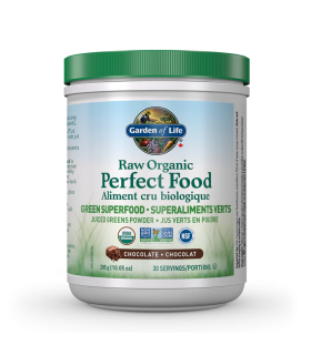 RAW Organic Perfect Food, Chocolate 285 g | Safest & Easiest Shopping Vitamins Online | VITASHOP