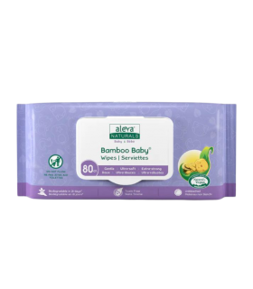 Aleva Naturals 대나무 아기 Wipes 80 ct