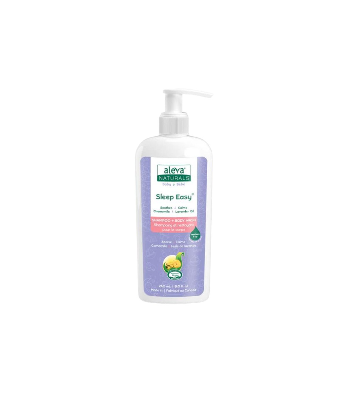 Aleva Naturals 슬립이지 샴푸 & 바디워시 240ml