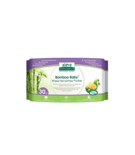 Aleva Naturals Bamboo Infant Wipes 30 ct