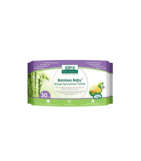 Aleva Naturals 대나무 아기 와이퍼 30 ct