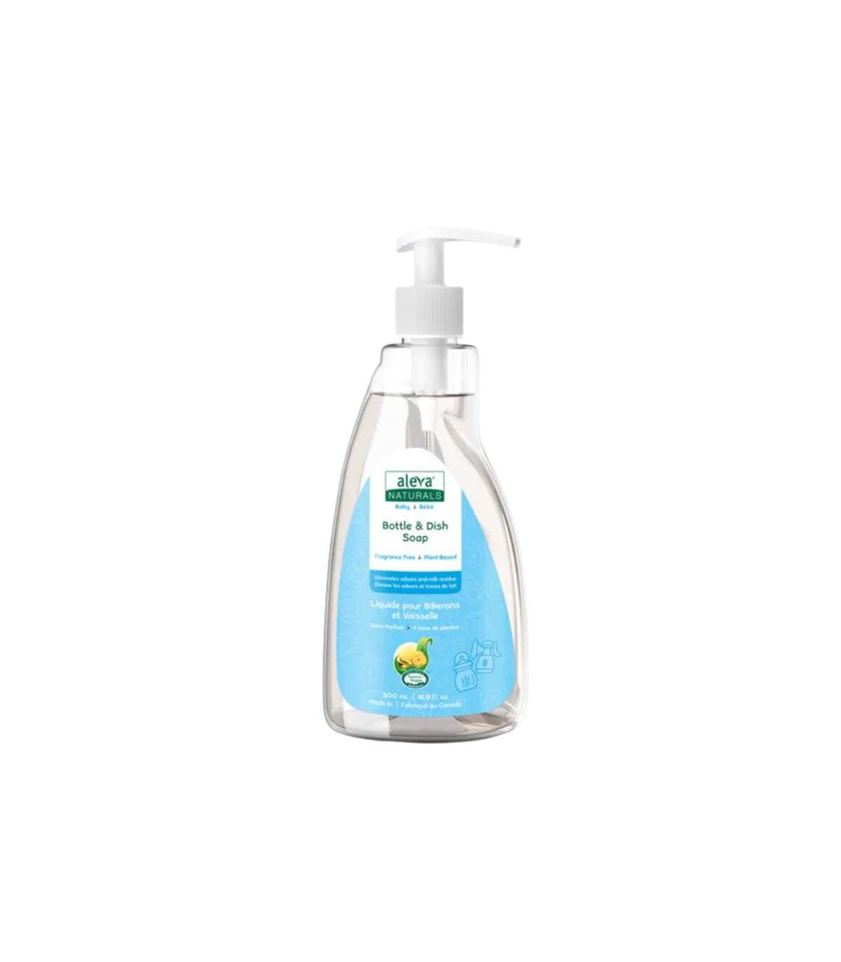 Aleva Naturals Bottle & Dish Soap- Fragrance 500 ml