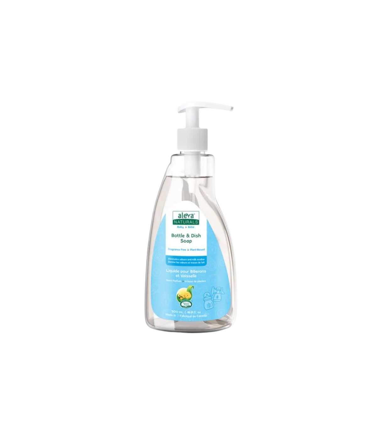 Aleva Naturals Bottle & Dish Soap- Fragrance 500 ml