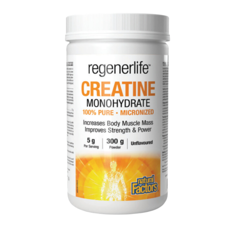 Natural Factors Regenerlife Creatine Monohydrate 300 g