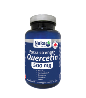 Naka Platine Extra Strength Quercetin 500 mg 60 Capsules de légumes