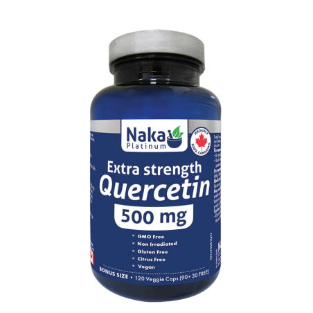 Naka Platinum Extra Strength Quercetin 500 mg 60 Veggie Caps | Unbeatable Prices, Daily Deals | VITASHOP
