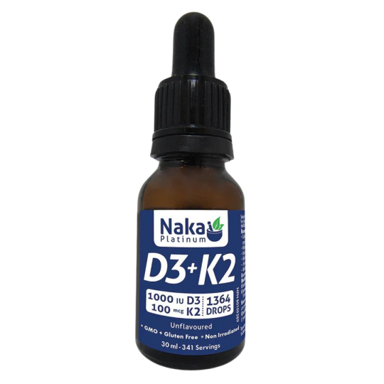 Naka Platinum D3+K2 in MCT oil 30 ml | Unbeatable Prices, Daily Deals | VITASHOP