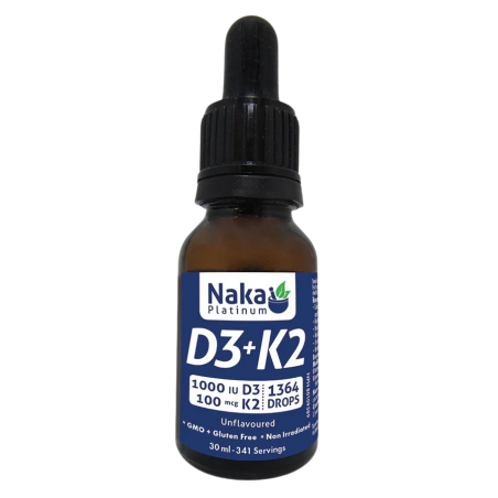 Naka MCT 오일 30ml에 포함된 플래티넘 D3+K2 | 매일 업데이트되는 특가 상품 | VITASHOP