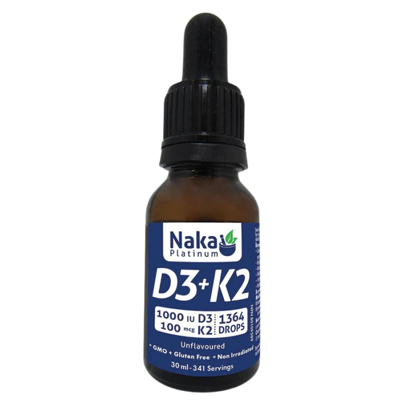 Naka MCT 오일 30ml에 포함된 플래티넘 D3+K2 | 매일 업데이트되는 특가 상품 | VITASHOP