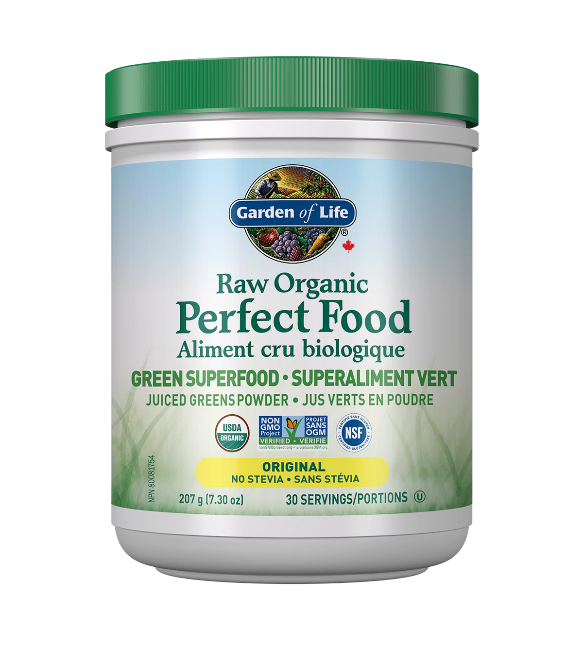 RAW Organic Perfect Food, Original 207 g | Safest & Easiest Shopping Vitamins Online | VITASHOP