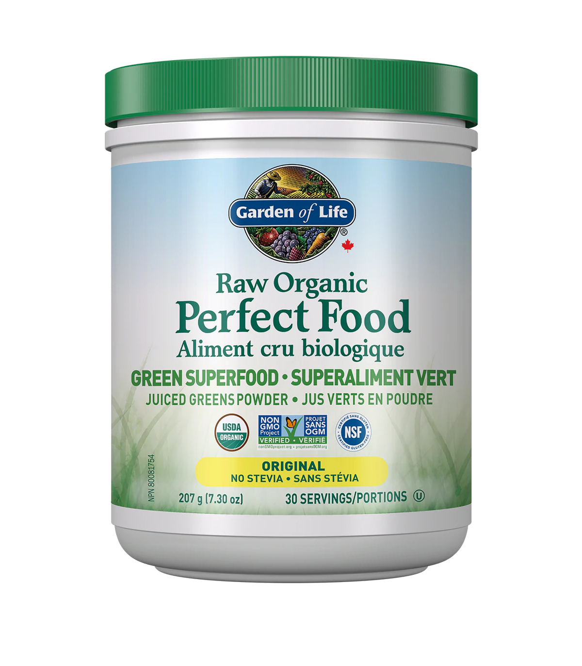RAW Organic Perfect Food, Original 207 g | Safest & Easiest Shopping Vitamins Online | VITASHOP