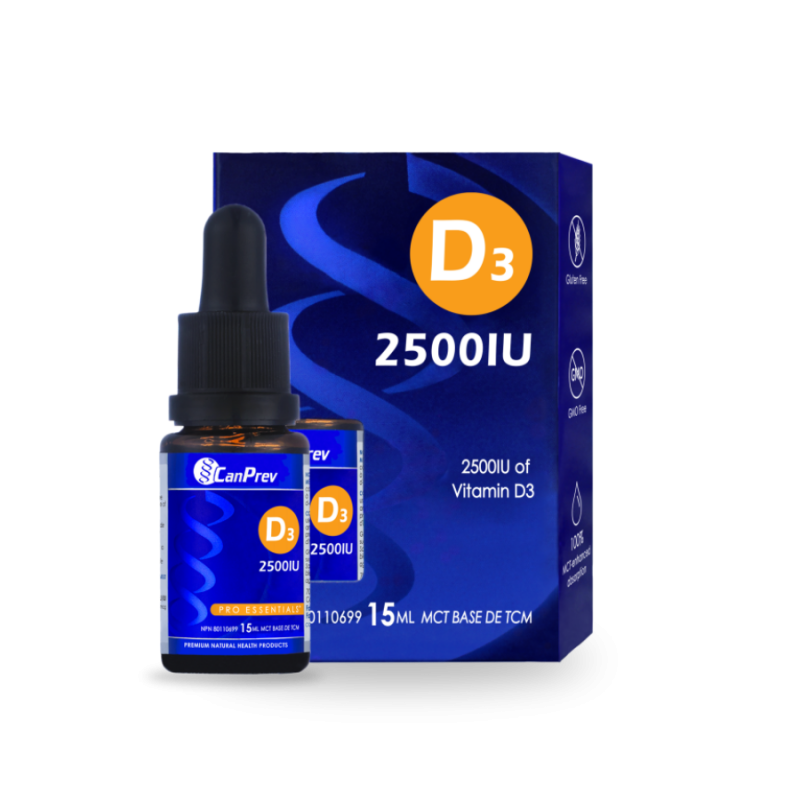 CanPrev D3 Drops 2500IU MCT Base 15 ml | Unbeatable Prices, Daily Deals | VITASHOP