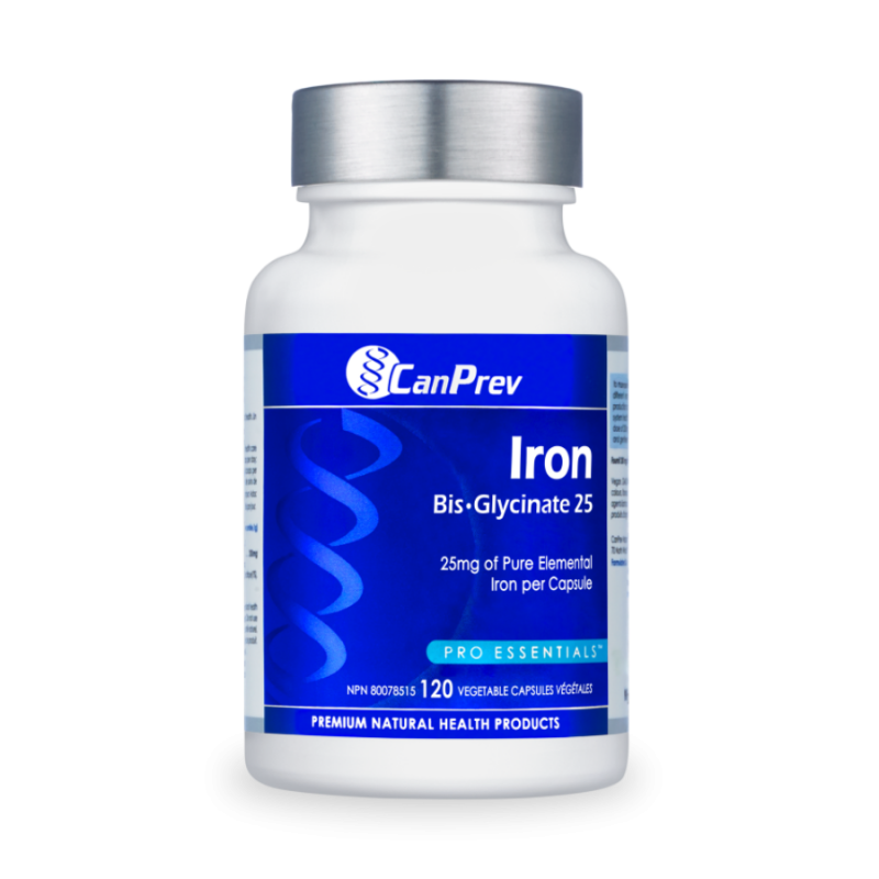 CanPrev Iron Bis-Glycinate 25 120 Vegi Capsules | 每天不同折扣, 全网最低价格 | 种类齐全的保健品店铺 VITASHOP, 只有你想不到, 没有你买不到 !