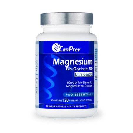 CanPrev Magnesium Bis-Glycinate 80 Ultra Gentle 120 Vegi Capsules | Unbeatable Prices, Daily Deals | VITASHOP