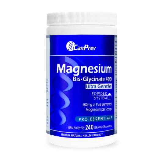 Magnesium Bis-Glycinate 400 Ultra Gentle Powder 240 g | Safest & Easiest Shopping Vitamins Online | VITASHOP