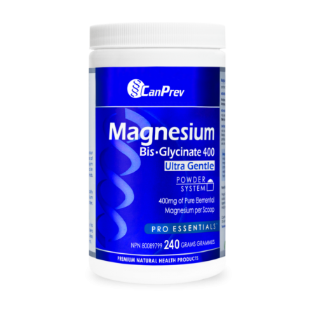 Magnesium Bis-Glycinate 400 Ultra Gentle Powder 240 g | Safest & Easiest Shopping Vitamins Online | VITASHOP