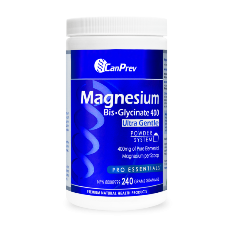 Magnesium Bis-Glycinate 400 Ultra Gentle Powder 240 g | Safest & Easiest Shopping Vitamins Online | VITASHOP